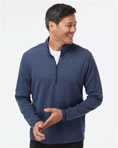 Men's 3-Stripes Quarter-Zip Pullover Sweater - DTF Print Canada