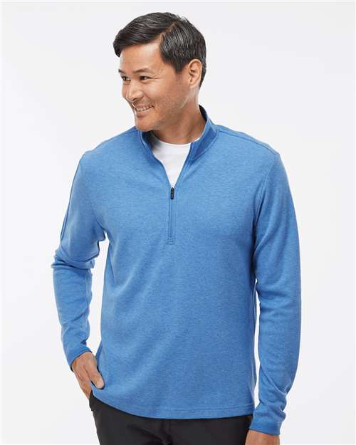Men's 3-Stripes Quarter-Zip Pullover Sweater - DTF Print Canada