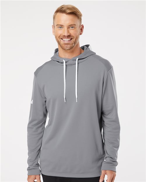 Men's Textured Mixed Media Hooded Sweatshirt - DTF Print Canada