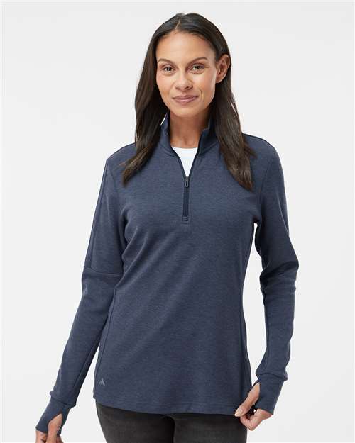 Women's 3-Stripes Quarter-Zip Pullover Sweater - DTF Print Canada