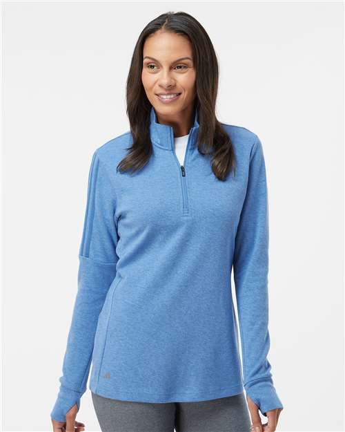 Women's 3-Stripes Quarter-Zip Pullover Sweater - DTF Print Canada