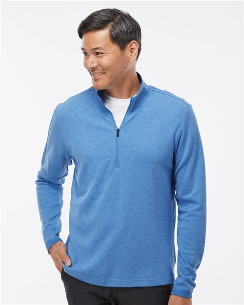 Men's 3-Stripes Quarter-Zip Pullover Sweater - DTF Print Canada