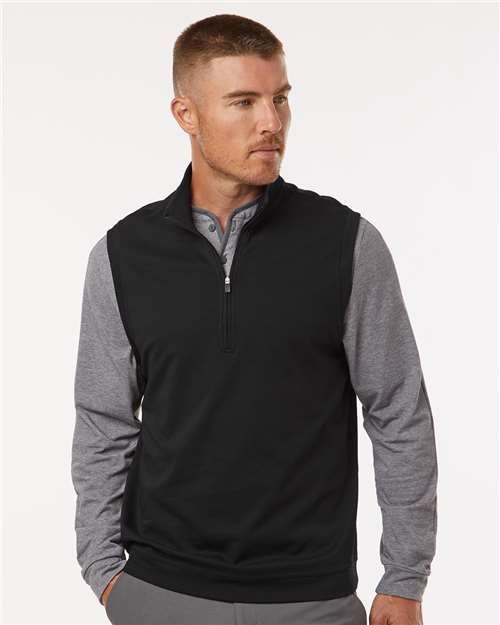 Men's Club Quarter-Zip Vest - DTF Print Canada