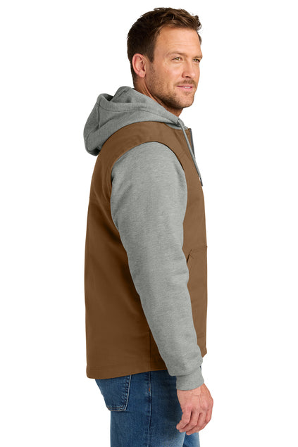 Duck Fleece Full-Zip Hooded Jacket - DTF Print Canada