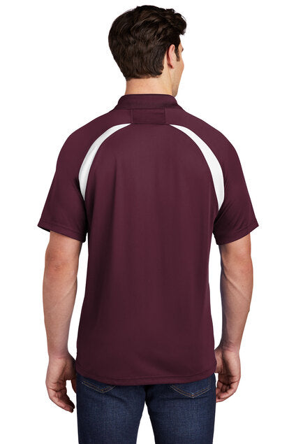 Colorblock Raglan Polo - DTF Print Canada