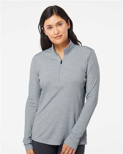 Women's Lightweight Mélange Quarter-Zip Pullover - DTF Print Canada