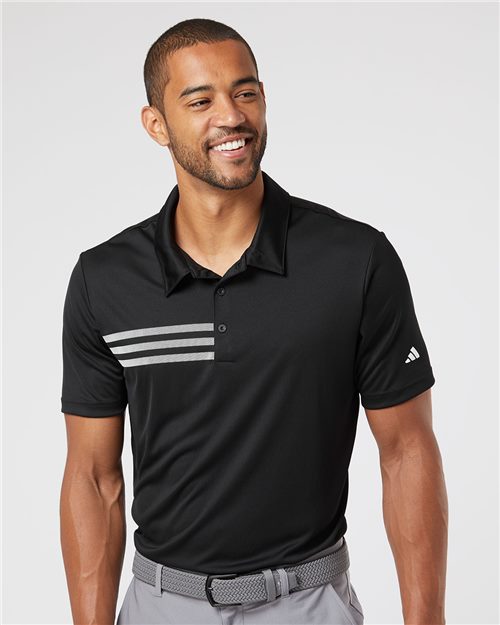 Men's 3-Stripes Chest Polo - DTF Print Canada