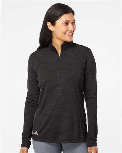 Women's Lightweight Mélange Quarter-Zip Pullover - DTF Print Canada