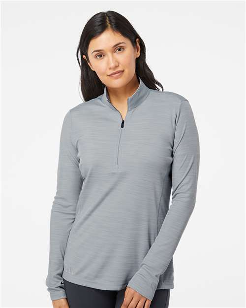 Women's Lightweight Mélange Quarter-Zip Pullover - DTF Print Canada