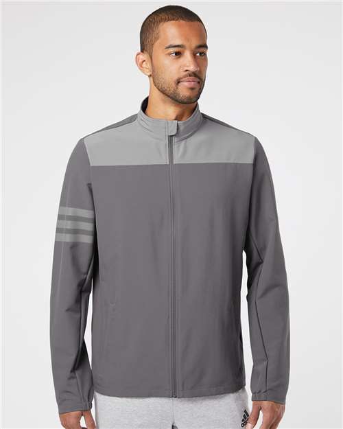 Men's 3-Stripes Full-Zip Jacket - DTF Print Canada