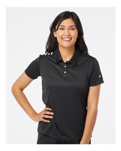 Women's 3-Stripes Shoulder Polo - DTF Print Canada