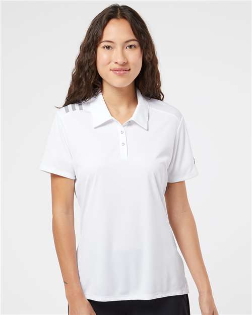 Women's 3-Stripes Shoulder Polo - DTF Print Canada