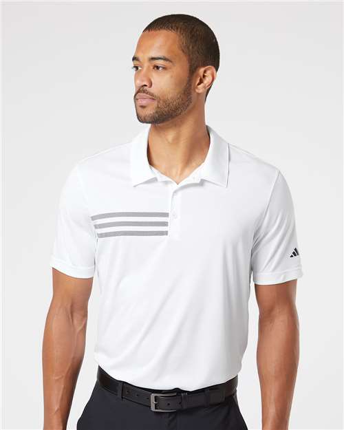 Men's 3-Stripes Chest Polo - DTF Print Canada