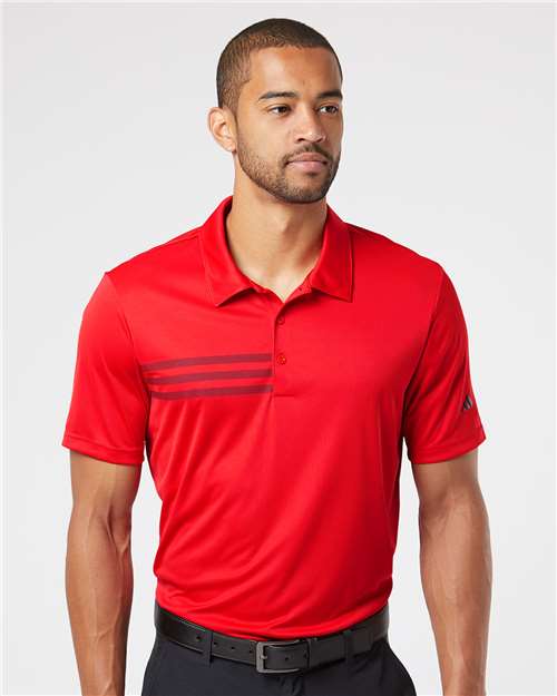 Men's 3-Stripes Chest Polo - DTF Print Canada