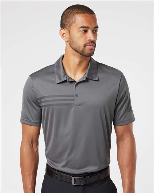 Men's 3-Stripes Chest Polo - DTF Print Canada