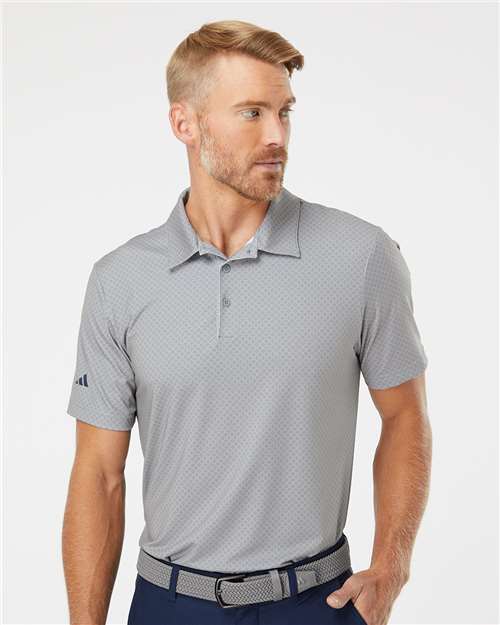 Men's Diamond Dot Print Polo - DTF Print Canada