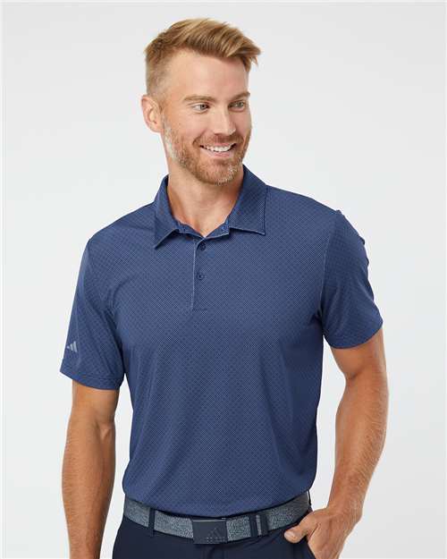 Men's Diamond Dot Print Polo - DTF Print Canada