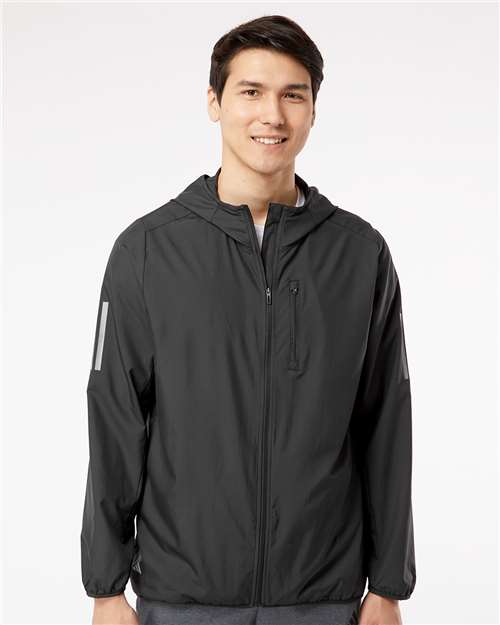 Hooded Full-Zip Windbreaker - DTF Print Canada