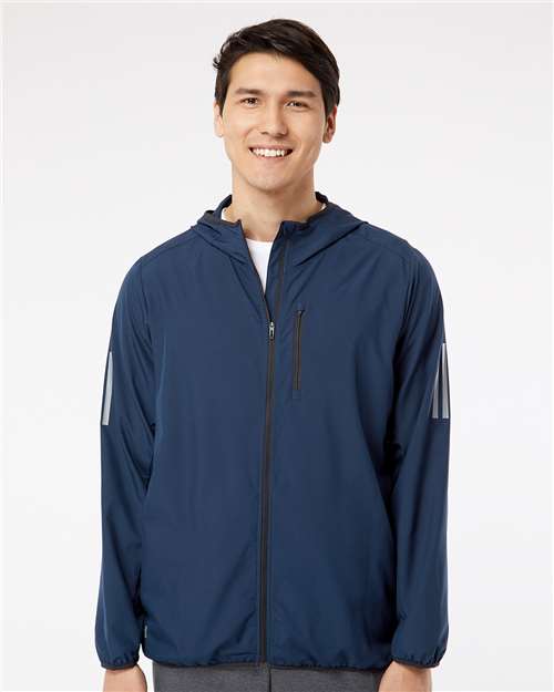 Hooded Full-Zip Windbreaker - DTF Print Canada