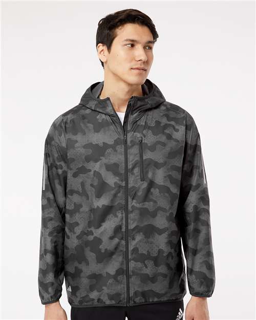 Hooded Full-Zip Windbreaker - DTF Print Canada