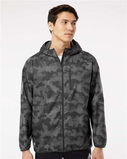 Hooded Full-Zip Windbreaker - DTF Print Canada
