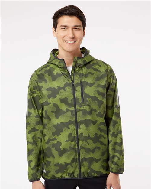 Hooded Full-Zip Windbreaker - DTF Print Canada
