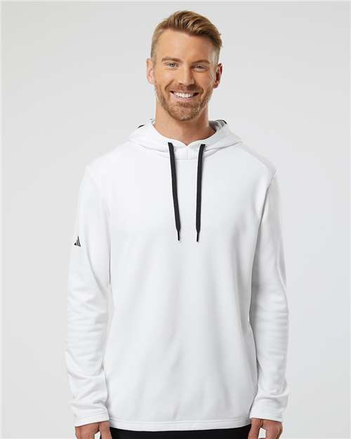 Men's Textured Mixed Media Hooded Sweatshirt - DTF Print Canada